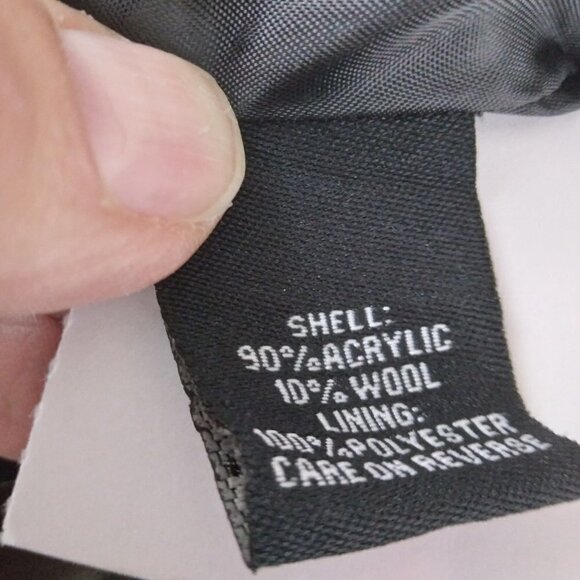 Briggs NY | NWT Plaid Red Black Wool Blazer Jacket | Size 16P - Picture 7 of 11